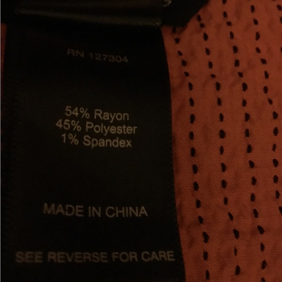 Ali Miles NEW Small Orange pucker top - Picture 7 of 9